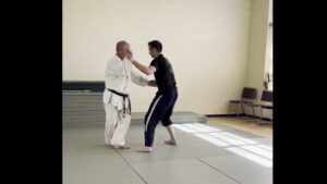 two men grappling