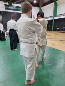 Daniel practicing Nikyo- MAF Camp