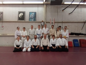 group photo aikido seminar