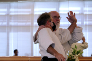 two people doing aikido
